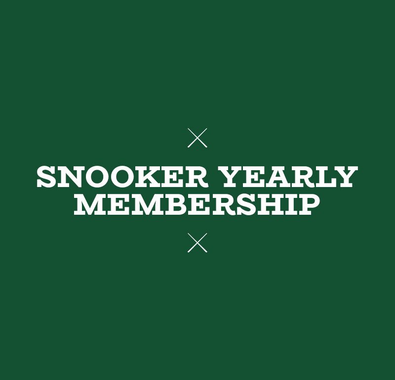 Snooker Yearly Membership